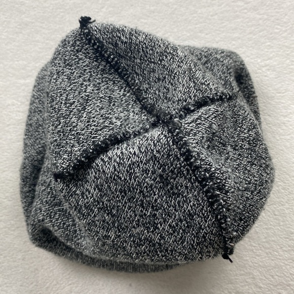 Carhartt Ribbed Knit Cuff Beanie (Black/White Static) - Picture 6 of 7
